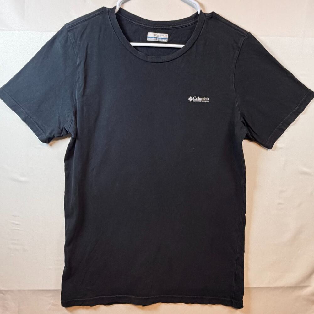 Columbia Oregon Icons Field Guide Graphic Black T Shirt Mens Size Medium